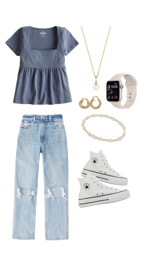 Cute Middle School Outfits, Preppy Outfits For School, Middle School Outfit, Simple Outfits For School, Outfit Inspo Casual, Casual Preppy Outfits, Trendy Outfits For Teens, Cute Preppy Outfits, Preppy Outfit