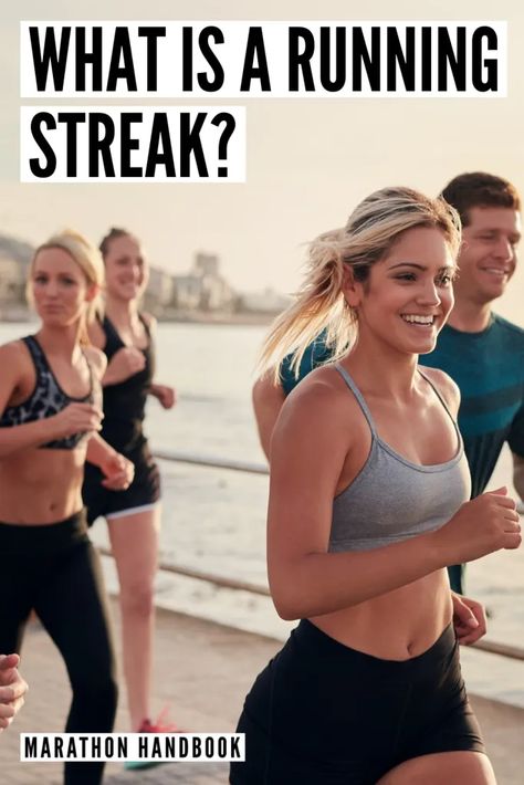 What Is a Running Streak? How To Join The Run Streak Community! 1 Run Streak, Running Streak, Ultra Marathon Training, Running Group, Running Goals, Running Everyday, Barefoot Running, Ultra Marathon, People Running