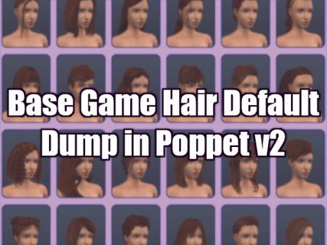 Sims 2 Default Replacement Hair, Sims 2 Default Replacement, Ts2 Hair, Sims 2 Hair, Maxis Match, Sims 2, Forks, Cork, How To Find Out