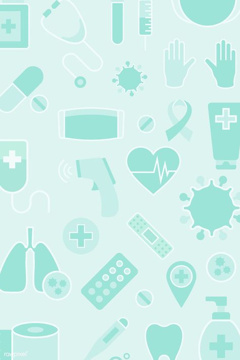 Clean medical patterned background vector | free image by rawpixel.com / manotang Medical Frame, Medicine Background, Phone Background Wallpaper, Medical Wallpaper, Patterned Background, Medical Icon, Free Illustration Images, Medical Background, Aesthetic Medicine