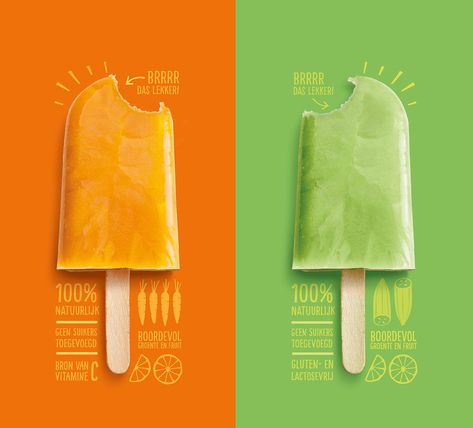 SPRICE Is the Refreshing Ice Treat You Need For Summer | Dieline Infographic Food, Social Medi, Food Infographic, Food Branding, Food Graphic Design, Food Poster Design, Food Ads, Treat You, Creative Ads