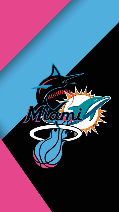 Miami Marlins Wallpaper, Lakers Wallpaper, Miami Dolphins Football, Nike Art, Background Search, Office Team, Dolphins Football, Team Wallpaper, Nba Logo