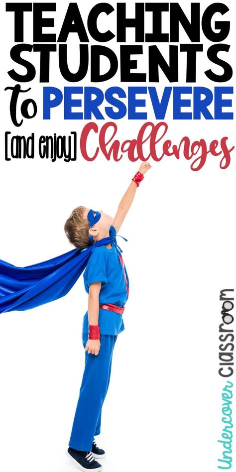 In this fast-paced world, kids expect everything to come easy and fast. If your students give up too easily when things get hard, use these 5 tips to teach your students how to persevere through difficult challenges. Perseverance For Kids, Perseverance Activities, Class Community, Elementary School Counselor, Emotional Recovery, Sped Classroom, World History Lessons, Superhero Classroom, Morning Meetings