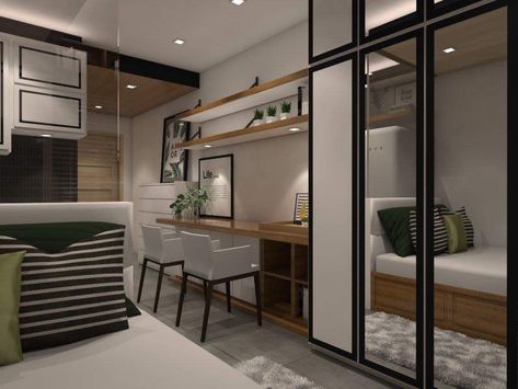 Studio Type Condo Interior Design Studio Type Condo Floor Plan, Condominium Interior Design Small Studio, 26sqm Condo Interior Design, 24sqm Condo Design, Studio Type Interior Design, 24 Sqm Condo Design, Studio Condo Interior Design, Studio Unit Condo Design, Studio Type Condo Ideas