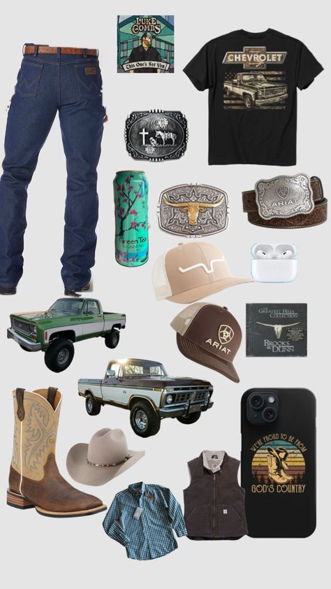 #cowboyfit Country Outfits Male, Boys Country Outfits, Men’s Country Outfits, Country Concert Outfit Men, Cow Boy Outfit, Cowboy Outfits For Boys, Camo Outfit Men, Country Boy Clothes, Country Boy Style