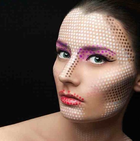 Dot to dot y'all Fantasy Make-up, Make Up Designs, Special Makeup, Extreme Makeup, Fashion Beauty Photography, Theatrical Makeup, Avant Garde Makeup, Make Up Looks, Dramatic Makeup