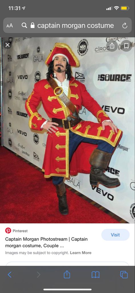 Captain Morgan Costume, 3 People Halloween Costumes, City Holiday, Anna Camp, Red Riding Hood Costume, Best Friend Halloween Costumes, Costumes Couples, Captain Morgan, College Halloween