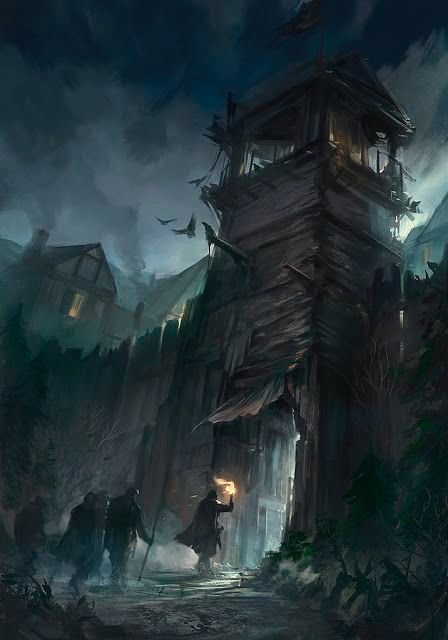 Demiplane city gate Concept Environment, رعب نفسي, Fantasy Magic, 다크 판타지, Illustrator Artist, Concept Artist, Fantasy City, Fantasy Places, Fantasy Setting