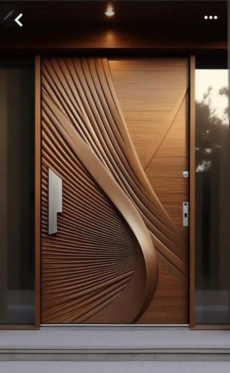 Panel Doors Design, Wooden Door With Glass Design, Luxury Doors Entrance, Front Door Design Modern Entrance, Home Main Door Design Entrance, Luxury Door Design Modern, Home Door Design Modern, Entrance Door Design Luxury, Room Door Design Modern