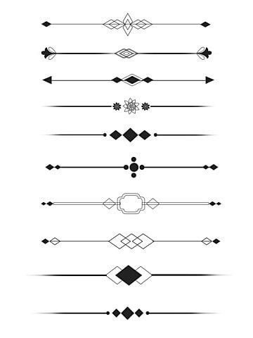 Line Boarder Designs Simple, Decorative Borders Design Pattern, Picture Boarder Ideas, Simple Border Line Design, Design Borders Frames, Boundary Paper Design, Ending Line Designs, Simple Border Lines For Projects, Pattern With Lines