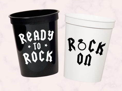 Bachelorette Party Themes Rock N Roll, Rock And Roll Bachelorette Party Theme, Punk Rock Bachelorette Party, Rock Bachelorette Party, Emo Bachelorette Party, Emo Bachelorette, Rock And Roll Bachelorette Party, Goth Bachelorette, Bachelorette Party Cups