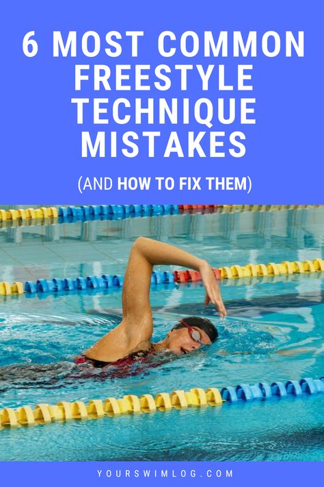 Freestyle Technique Swimming, Free Style Swimming Technique, Freestyle Drills Swimming, Swimming Freestyle Technique, Swim Technique Tips, Freestyle Swimming Tips, Swimming For Fitness, Swim Drills Workouts, Swimming Technique Freestyle