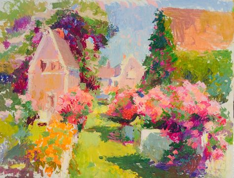 John Congleton, John Yardley Paintings, John Robinette Art Print, John Singleton Copley Paintings, John Lovett Watercolor, John Clayton, Charming Garden, Community Art, Plein Air