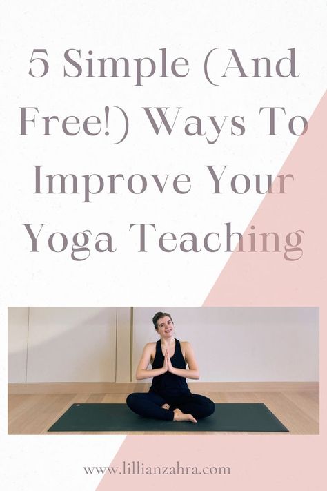 Easy tips to improve your yoga teaching and give your students a better class experience. Yoga Teaching Tips, Yoga Class Themes, Private Yoga Session, Become A Yoga Instructor, Yoga Teacher Resources, Shoulder Stand, Private Yoga, Teaching Yoga, Yoga Teachers