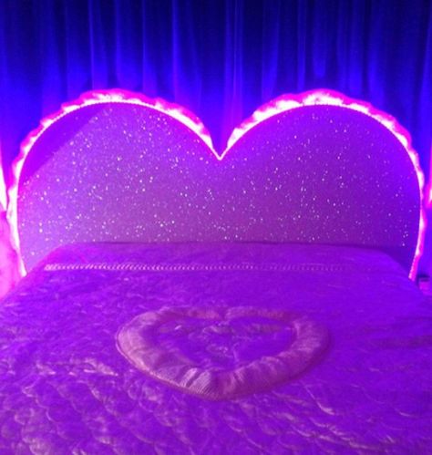 Heart Headboard, Velvet Aesthetic, Purple Aura, Theme Color, Purple Love, Lavender Blue, Room Ideas Bedroom, Purple Aesthetic, Mid Century Furniture