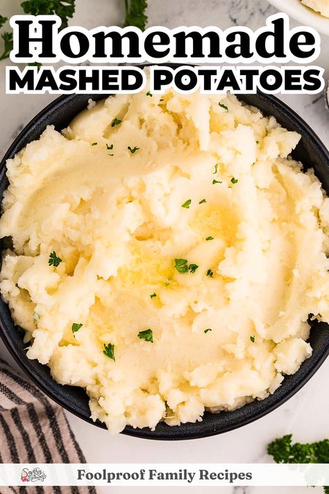 The creamiest, dreamiest mashed potatoes you’ll EVER make are here! 🥔✨ This recipe is the ultimate comfort food—fluffy, buttery, and perfectly seasoned with a touch of nutmeg (trust us, it’s magic!). Whether you’re whipping them up for a cozy weeknight dinner or a show-stopping holiday feast, these mashed potatoes will have everyone at the table asking for seconds (or thirds!). 🙌 #MashedPotatoes #ComfortFood #HolidayRecipes Perfect Mashed Potatoes Recipes, Homemade Mashed Potatoes Easy, Russet Mashed Potatoes, Quick Mashed Potatoes, Mashed Potatoes With Skin, Homemade Mashed Potatoes Recipe, Best Mashed Potatoes Ever, Leftover Mashed Potato Pancakes, Basic Mashed Potatoes