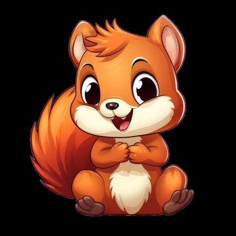 Download AI generated cute chibi squirrel. cartoon squirrel character. for free Chibi Squirrel, Golden Library, Mood Reference, Squirrel Character, Squirrel Cartoon, Cartoon Squirrel, Squirrel Clipart, Woodland Animals Theme, Youtube Ideas