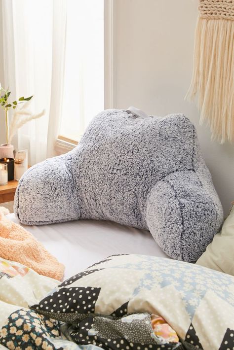 Amped Fleece Boo Pillow | Urban Outfitters Boo Pillow, Dorm Shopping, Bed Rest Pillow, Oversized Pillows, Reading Pillow, Teddy Fleece, Blue Throw Pillows, Grey Cushions, Beds For Sale