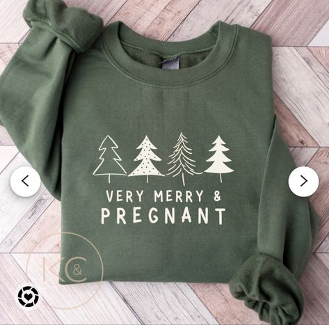 Bump friendly style maternity sweater holiday sweater Merry And Pregnant Sweatshirt, Very Merry And Pregnant, Merry And Pregnant, Pregnant Christmas Sweater, Fall Pregnancy Shirts, Pregnancy Announcement Shirts For Couple, Letrozole Baby Announcement, Baby Announcement For Dad, Maternity Shirts Vinyl