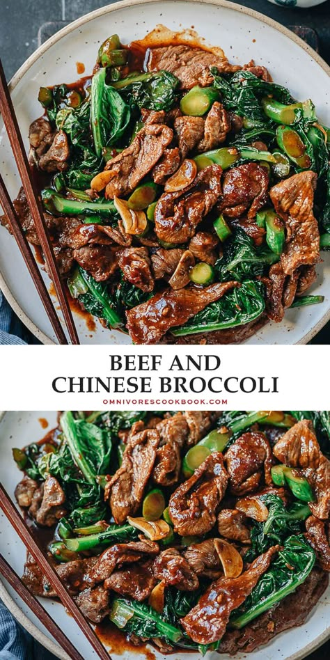 Beef And Mushroom Recipes Chinese, Authentic Beef And Broccoli, Chinese Food Healthy, Healthy Chinese Food Recipes, Steamed Meals, Asian Beef Recipes, Asian Dinner Ideas, Chinese Broccoli Recipe, Chinese Beef And Broccoli