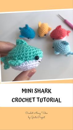 Shark Crochet, Crochet Shark, Crochet Fish, Crochet Keychain Pattern, Pola Amigurumi, Crochet Animals Free Patterns, Crochet Amigurumi Free Patterns, Crochet Amigurumi Free, Haken Baby