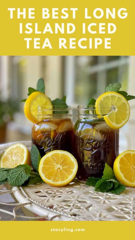 Looking for a refreshing cocktail for summer? Wait until you try this Long Island Iced Tea recipe that will knock your socks off! Best Long Island Iced Tea Recipe, Long Island Iced Tea Recipe Best, Long Island Iced Tea Recipe Easy, Iced Tea Party, Long Island Iced Tea Recipe, Long Island Tea, Long Island Iced Tea Cocktail, Carb Friendly Recipes, Iced Tea Recipe