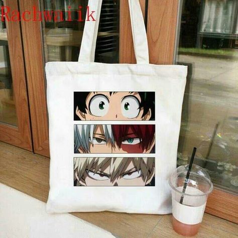 Tod Bag, Tote Bag Diy Pattern, Diy Tote Bag Design, December Projects, Anime Tote Bag, Handpainted Tote Bags, Anime Bag, Tods Bag, Handmade Fabric Bags