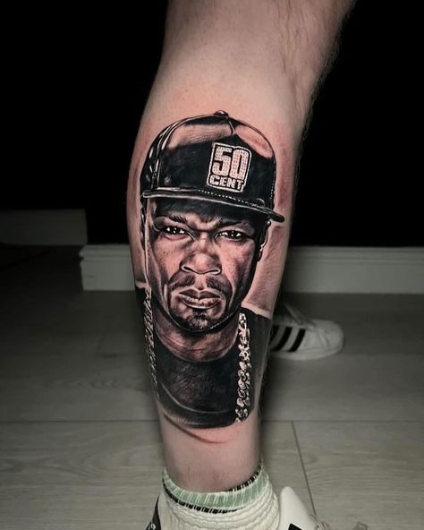 50 Cent Tattoo Ideas, 50cent Tattoo, 50 Cent Tattoo, Before And After Tattoo, 50 Cent Quotes, 500 Tattoo, After Tattoo, Artist Tattoo, Omerta Tattoo