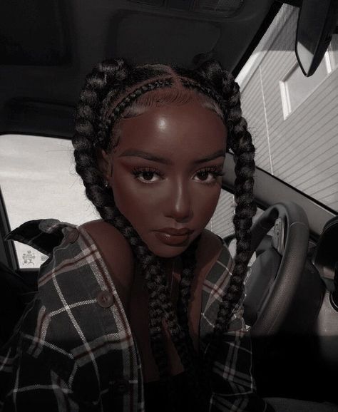 Fashion Dress Up Games, Hairstyle Inspo, Protective Hairstyles Braids, Dark Skin Beauty, Face Card, Dark Skin Women, Baddie Hairstyles, Curly Girl, Black Beauty