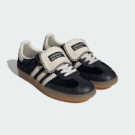 adidas Wales Bonner Samba Pony Tonal Low Trainers - Black | Unisex Lifestyle | adidas US Wales Bonner Samba, Adidas Wales Bonner, Adidas Samba Black, Cute Adidas Shoes, Collage Outfits, Samba Shoes, Outfit Pieces, Urban Shoes, Sneakers Street Style