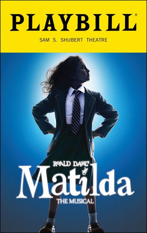 Playbill Poster, Broadway Musicals Posters, Macbook Backgrounds, Musical Theatre Posters, Matilda The Musical, Sharp Mind, Broadway Playbills, Broadway Posters, Theatre Posters