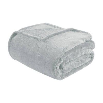 Microlight Plush Blanket (Twin/Twin XL) Gray : Target Chic Home Design, Home Essence, Oversized Blanket, Twin Blanket, Gray Blanket, Couch Throws, Intelligent Design, Chic Home, Fleece Throw Blanket