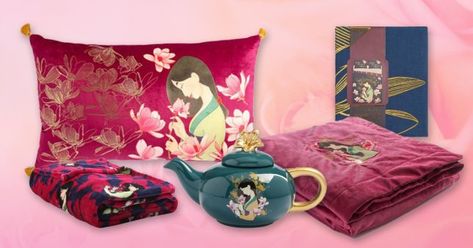 Mulan Bedroom Ideas, Mulan Bedroom, Mulan 2020 Aesthetic, Mulan Necklace, Mulan Merchandise, Disney Primark Products, Mulan Movie, Pandora Charms Disney, Punk Disney Princesses