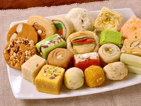 Almost every state in India has its own varieties of sweets and savouries. From West Bengal to Tamil Nadu, here’s a list of Diwali sweets that you must try. Diwali Desserts, Sweets Indian, Sweets Photography, Diwali Wallpapers, Diwali Sweets Recipe, Indian Food Photography, Diwali Recipes, Diwali Snacks, Burfi Recipe