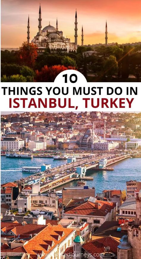 Here are the top things to do in Istanbul so you can build a great itinerary in this incredible city. | Istanbul Sightseeing | What to see in Istanbul | Travel in Istanbul #istanbul What To See In Istanbul, Things To Do In Istanbul, Istanbul Travel Guide, Visit Istanbul, Turkey Photos, Travel Oklahoma, Istanbul Travel, Blue Mosque, East Meets West