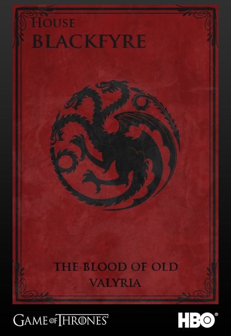 house blackfyre Game Of Thrones Posters, Game Of Thrones Poster, Hbo Game Of Thrones, Asoiaf Art, Games Of Thrones, Game Of Thrones Art, Fandom Crossover, Hbo Series, True Blood