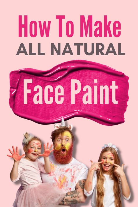 Non Toxic Face Paint, Diy Face Paint Recipe, Homemade Face Paint, Face Paint Recipe, Green Face Paint, Diy Face Paint, Coloring Halloween, Black Face Paint, Homemade Face Paints