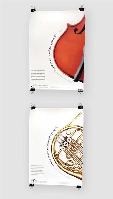 Czech Philharmonic Orchestra - Endemit Work Design Poster Ideas, Band Branding, Orchestra Poster, Classical Orchestra, Orchestra Instruments, Concert Design, Classical Music Poster, Instruments Music, Concert Poster Design