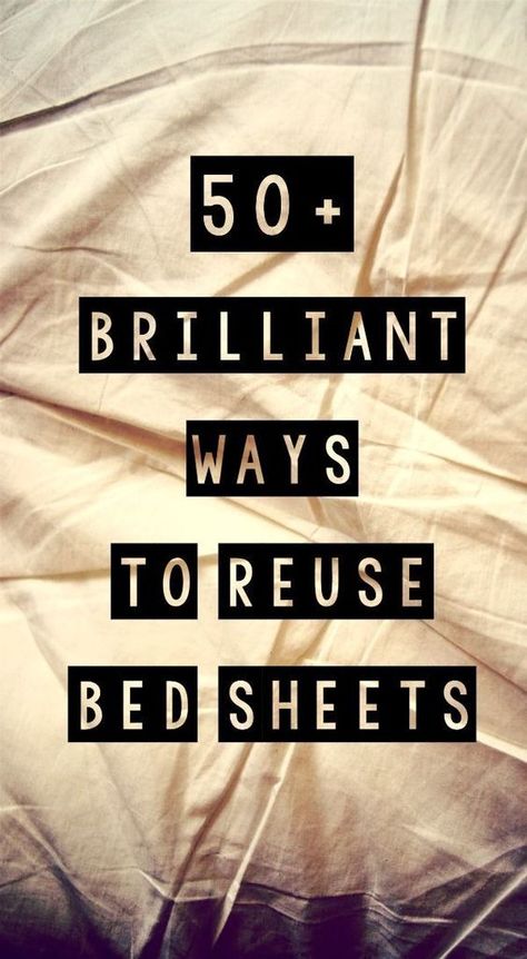 50+ Brilliant Ways to Reuse Bed Sheets {frugal living} Upcycle Bed, Diy Bed Sheets, Old Bed Sheets, Old Sheets, Painted Concrete Porch, Ideas Minecraft, Upcycle Recycle, Reduce Reuse Recycle, Decoration Kitchen