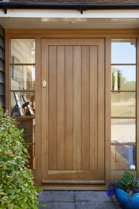 Entrance Doors | Westbury Windows and Joinery Modern Home Entrance, Entrance Wood Door, Timber Front Door, Front Doors Uk, Modern Entry Doors, Wood Entrance, Wood Front Entry Doors, Wooden Door Entrance, Cottage Front Doors