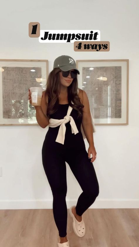 Outfit With Dunks, One Piece Body Suit Outfit, Full Bodysuit Outfit, Black Full Bodysuit, Romper Outfit Casual, 2022 Casual Outfits, Black Bodysuit Outfit, Tight Outfits, Body Suit Outfit