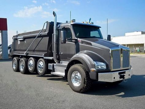 Kenworth T880 Kenworth Trucks, Snow Plow, Dump Trucks, Big Rigs, Tractor Trailers, Construction Equipment, Dump Truck, Lifted Trucks, Trucks