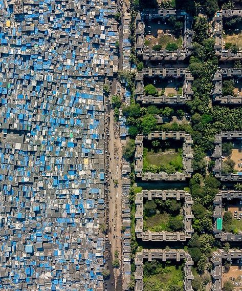 Unequal Scenes | drone photography documents stark social inequality across the world | Miller Social Photography, Aerial Images, Concept Photos, Drone Photos, Photo Story, Drone Photography, Birds Eye View, Urban Planning, Urban Jungle