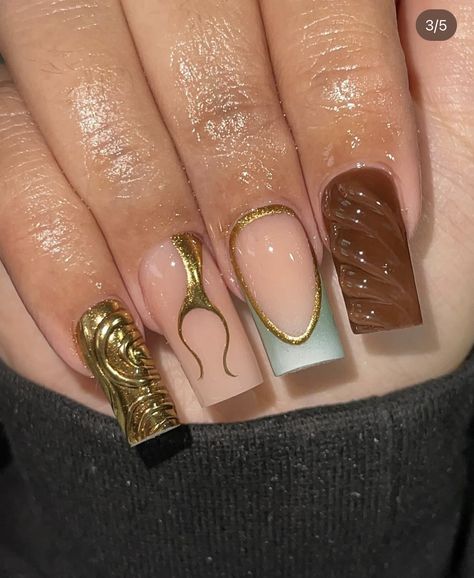 Egyptian Nails, Vacay Nails, Biab Nails, Abstract Nails, Medium Nails, Fantasy Nails, Colored Acrylic Nails, Summery Nails, Classy Acrylic Nails