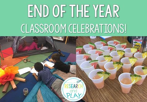 Little Activities, First Grade Themes, End Of The Year Celebration, Beach Theme Classroom, Summer Kindergarten, Camping Theme Classroom, Spring School, End Of Year Activities, Classroom Transformation