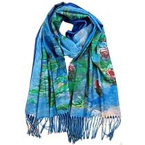 Van Gogh Gifts, Warm Scarves, Reversible Scarf, Oversized Scarf, Large Scarf, Womens Cashmere, Complimentary Colors, Pashmina Shawl, Warm Scarf