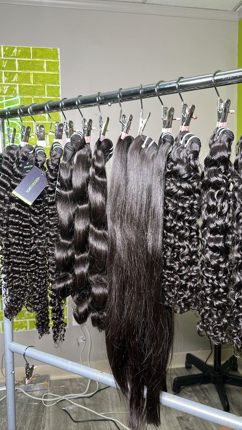 100% high quality virgin hair About 3.4 oz per bundle We recommend 3 bundles for 12-24” depending on the look you’re going for and up 4 bundles suggested for 26” & up for a full look Keep in mind, all bundles weigh the same but less weft the longer the hair gets Hair can easily color up to #27. Can go lighter using professional products Please allow 5-7 business days processing time for all bundle and lace orders. Shipping is 2-3 business daysAll sales final How To Start Selling Hair Bundles, Types Of Bundles Hair, Raw Hair Bundles, Raw Human Hair Bundles, Wholesale Hair Bundles, Hair Boutique, Deep Curly, Full Look, Business Hairstyles