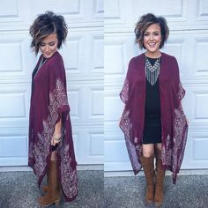 935 Likes, 43 Comments - Nicole Huntsman (@nicole_huntsman) on Instagram: “This kimono from @currentsocietyclothing is SO cozy! Off to date night with hubby!” Nicole Huntsman Hair, Nicole Huntsman, Teacher Fashion, Dream Closets, Brown Hair Balayage, Pretty Faces, Teacher Outfits, Hair Stuff, Feel Pretty