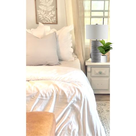 How To Stage Your Bedroom (So It Will Sell Itself) — Lemons & Lace LLC | Occupied Home Staging Staging A Bedroom To Sell, Staging A Bedroom, Kitchen Dining Living Room, Euro Pillows, Nightstand Decor, Euro Pillow, Down Comforter, Dining Living Room, Lumbar Throw Pillow