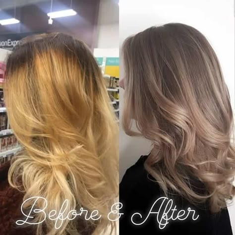 Brassy Blonde Hair 101: All You Need to Know – HairstyleCamp Brassy Hair To Ash Blonde, Brassy Blonde To Brunette, Toner Over Blonde Highlights, Non Brassy Blonde, Toner For Balayage Hair, Dark To Ash Blonde Balayage, Toner For Highlighted Hair, Brassy Hair To Ash Brown, Toner For Brassy Blonde Hair